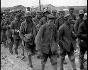 British Pathé Ltd: Dishevelled Looking German Prisoners Of War