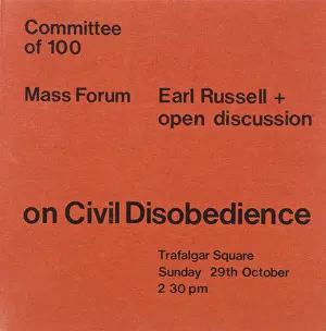 Handbill: DISOBEDIENCE FORUM
