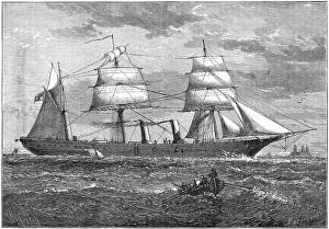 Dispatch: Dispatch vessel HMS Iris'. Launched in 1877