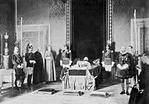 Vincenzo: Display of Pope Leo XIII's body, 1903