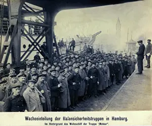 Commands: Disposition of guards at the port of Hamburg, 1919