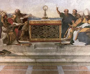 Disputa: Disputa, Altar Area, by Raphael