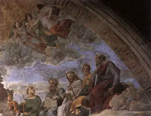 Disputa: Disputa, Upper Right, by Raphael