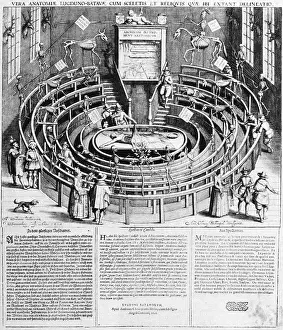 Leiden: Dissecting room at Leiden University, 1610