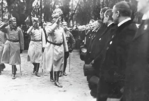 Saluting: Dissolution of the Prussian NCO school in Potsdam, 1920