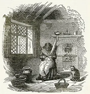 Distaff: Distaff Spinning