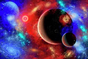 Remnants: A distant part of space filled with stars, planets, nebulae