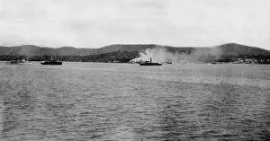 Lcgr1706: Distant view of US Maines landing at Guantanamo