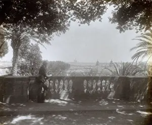 Dappled: Distant view of Rome, Italy