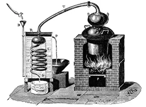 Refining: Distillation By Means of A Metallic Still, 1892