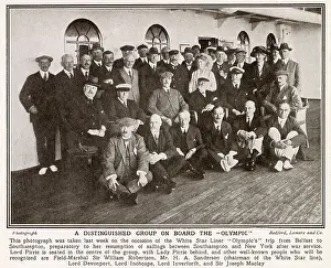 Pirrie: A distinguished group on board the Olympic