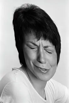 Distorted: Distorted Portrait Of Woman With