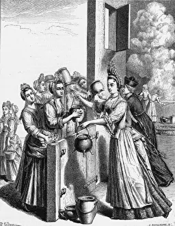 Starving: DISTRIBUTING SOUP, PARIS 1709