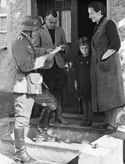 Dwellings: Distribution of billets during a maneuver in the 30s
