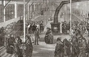 Obtain: Distribution of Bread in a London Workhouse