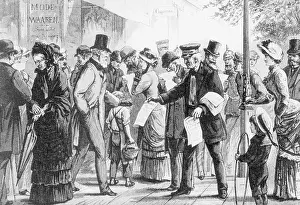 Interested: Distribution of the Extrablatt in Berlin, 19th century