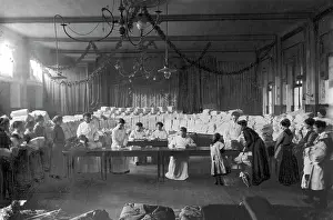 Cloths: Distribution of home work, 1917