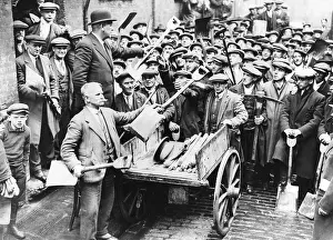 Needy: Distribution of tools to the unemployed in London, 1933