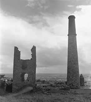 Henry Grant Collection: Disused Tin mine, Cornwall
