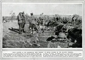 Trough: Ditch sleeping at the Dardanelles, WW1