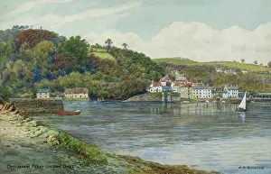 Dittisham: Dittisham Ferry on the River Dart, Devon