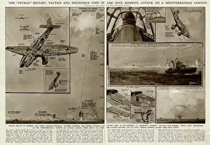 7000: Dive-bombing attack on Mediterranean convoy by G. H. Davis