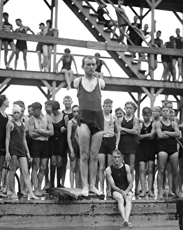 Armless: Diver - Man - Bathing Suit - Armless -