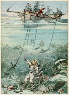 Periodically: Diver and Octopus
