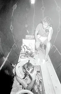 Flops: Divers inside underwater house off the coast of Malta