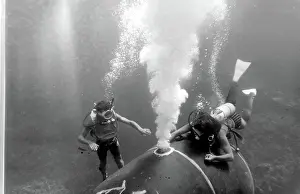 Vent: Divers with underwater house off the coast of Malta