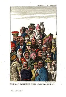 Hordes: Diverse nations of the Russian Empire, circa 1800