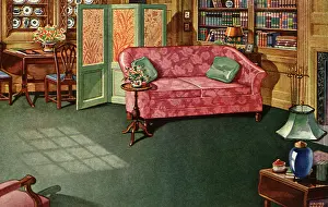 Upholstered: Divided Room