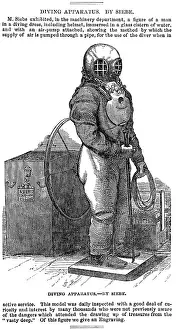 Siebe: Diving apparatus by Siebe at the Great Exhibition