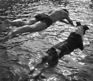 Dude: DIVING DUDE & DOG