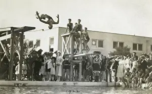Flip: Diving exhibition, Miami Beach, Miami, Florida, USA