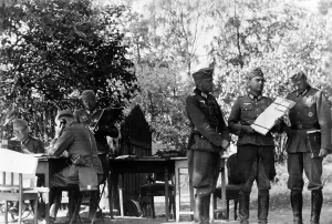 Staves: Division command post of the Wehrmacht on the Eastern Front