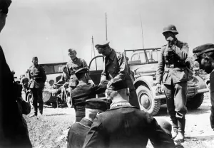 Staves: Division commander of the Wehrmacht at the eastern front