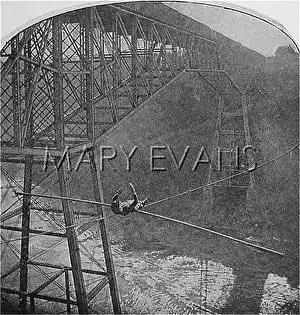 DIXON CROSSES NIAGARA
