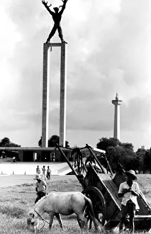 Irian: Two of Djakarta's expensive symbols: The ?