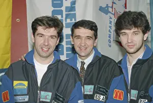 Bering: Dmitry Shapiro and his sons at press conference
