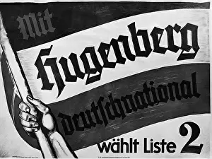 Hugenberg: DNVP election poster, 1930