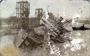 Capsized: Dock Disaster, Thought to be at Bristol, England