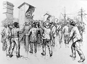 Unskilled: Dock labourers at West India Dock