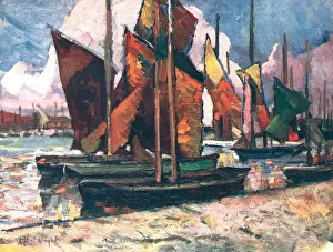 Colourfully: Docked Boats