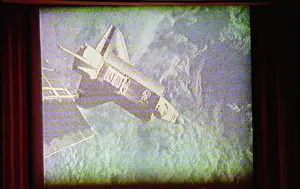 Docking: Docking of American spaceship Atlantis with Russian