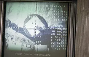 Cosmonauts: Docking of Progress M-35 cargo spacecraft to Mir