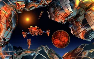 Solar: A docking station used by spacecraft coming &