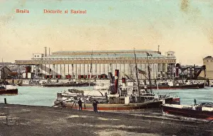 Braila: Docks and Basin at Braila, Romania