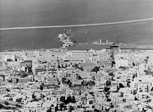 Haifa: Docks of Haifa, 1938