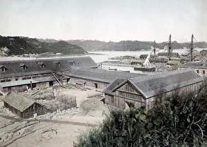 Dockyard: Dockyard, Nagasaki, Japan, c.1880's